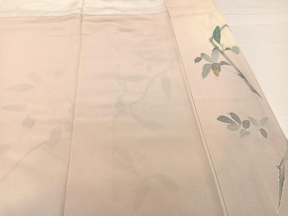 平和屋着物●豪華振袖　友禅　枝花文　暈し染め　正絹　逸品　AABA7803ph