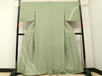 平和屋着物●訪問着 絞り 舞花文 金彩 正絹 逸品 AABA7810ph