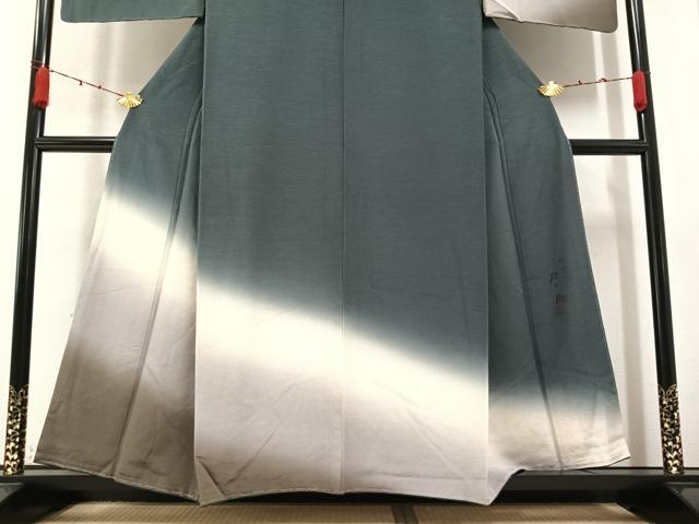 美品 友禅作家 橋本恵落款 正絹 着物 トール“お洒落スズラン”訪問着 T-31 美品 友禅作家 橋本恵落款 正絹 着物 トール“お洒落スズラン”訪問着 T-31