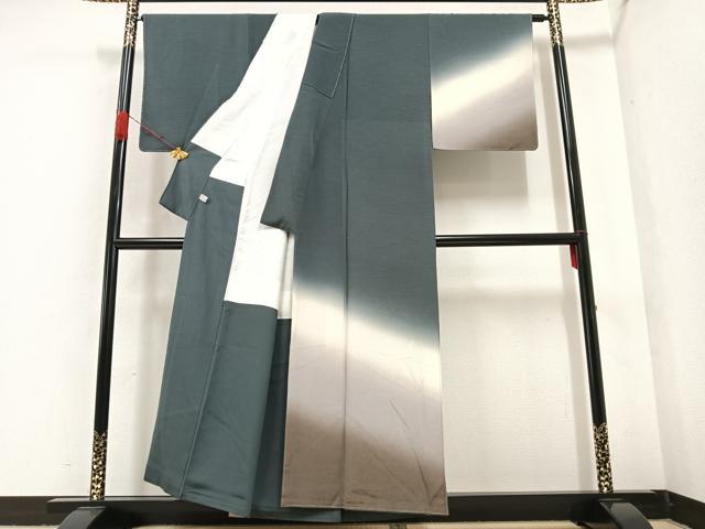 美品 友禅作家 橋本恵落款 正絹 着物 トール“お洒落スズラン”訪問着 T-31 美品 友禅作家 橋本恵落款 正絹 着物 トール“お洒落スズラン”訪問着 T-31