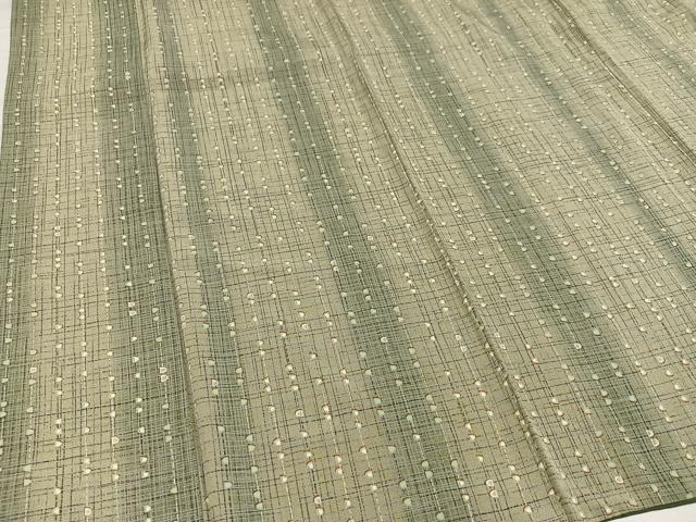 平和屋着物●上質な小紋　間道　正絹　逸品　AABA7832ph