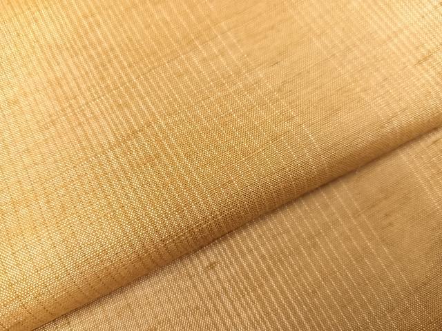 平和屋着物●上質な紬 間道 正絹 逸品 AABA7859ph