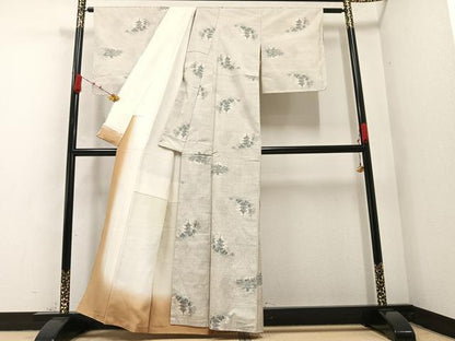 平和屋着物●本場大島紬 カタス7マルキ 総絣 風景文 正絹 逸品 AABA7872ph