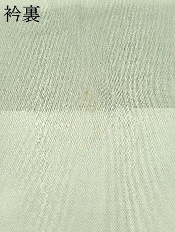 平和屋着物▽上質な紬 単衣 枝葉文 正絹 逸品 AABA7919jh