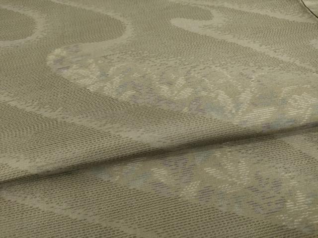 平和屋着物●本場大島紬　流水花文　正絹　逸品　AABA7931ck