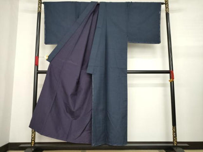 平和屋着物●男性 紬 アンサンブル 亀甲文様 正絹 逸品 AABA7951ck