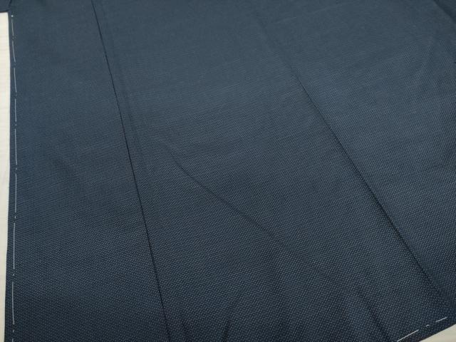 平和屋着物●男性 紬 アンサンブル 亀甲文様 正絹 逸品 AABA7951ck