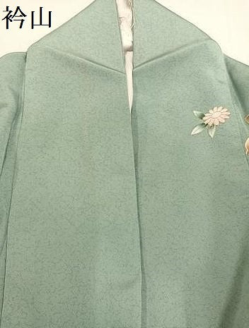 平和屋着物●訪問着 立波枝花文 暈し染め 金彩 正絹 逸品 AABA8179ph