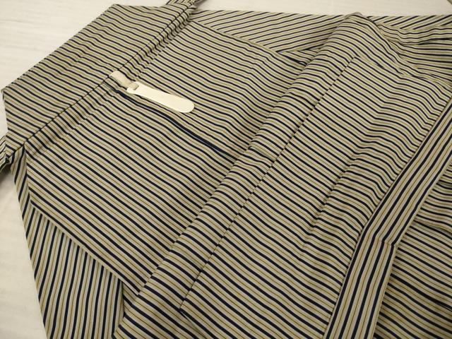 平和屋着物●男性　馬乗り袴　縞　正絹　逸品　AABA8247ck