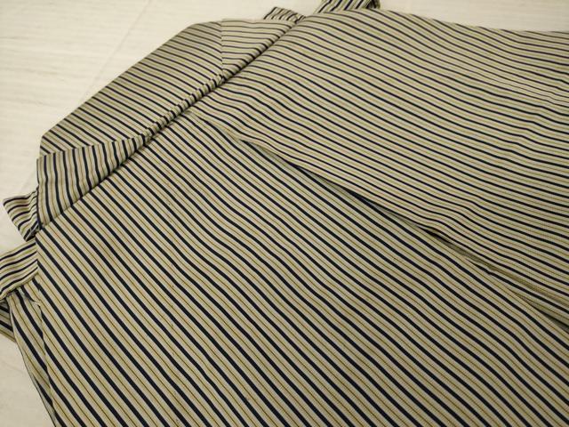 平和屋着物●男性　馬乗り袴　縞　正絹　逸品　AABA8247ck