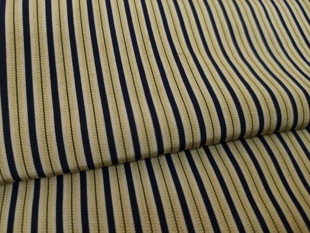 平和屋着物●男性　馬乗り袴　縞　正絹　逸品　AABA8247ck