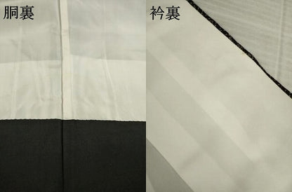 平和屋着物●本場染大島紬　切嵌文　正絹　逸品　AABA8252ck