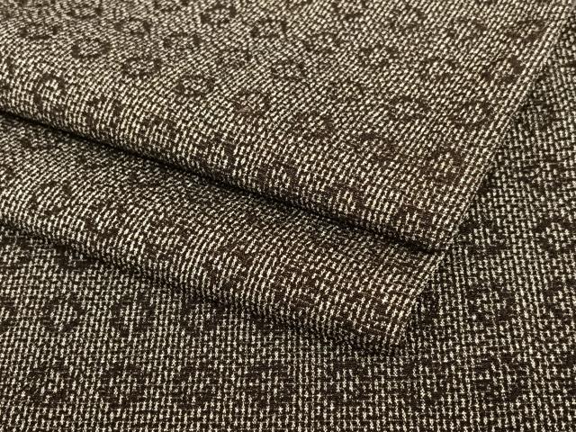 平和屋着物●お召 丸文 正絹 逸品 AABA8778zg