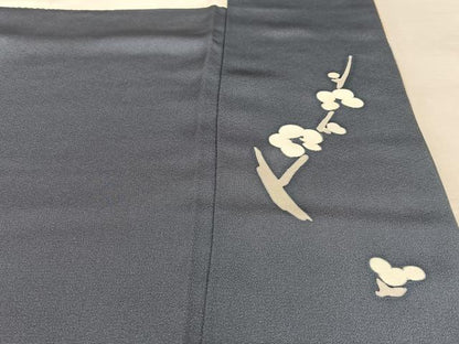 平和屋着物●訪問着 駒刺繍 枝梅文 暈し染め 金彩 正絹 逸品 AABA8779zg
