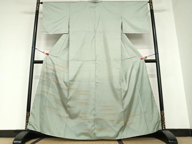 平和屋着物●本場染大島紬 訪問着 遠山重ね文 暈し染め 金彩 正絹 逸品 未使用 AABA8804zg