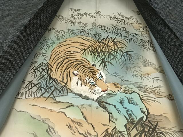 平和屋着物●男性　本場大島紬　アンサンブル　100亀甲　総詰め　正絹　逸品　AABA8810zg