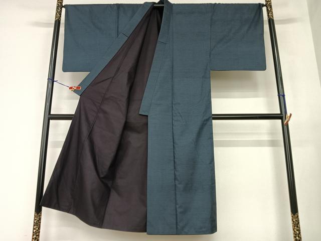 平和屋着物●男性 本場大島紬 アンサンブル 100亀甲 総詰め 正絹 逸品 AABA8811zg