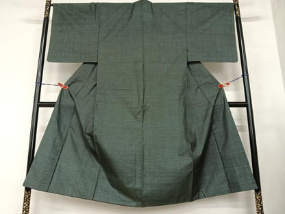 平和屋着物●男性　本場大島紬　アンサンブル　100亀甲　総詰め　正絹　逸品　AABA8820zg
