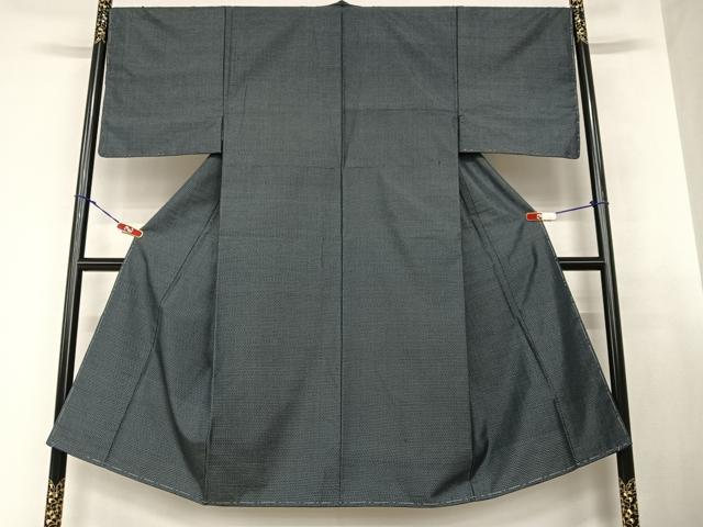 平和屋着物●男性　本場大島紬　アンサンブル　亀甲文様　正絹　逸品　AABA8822zg