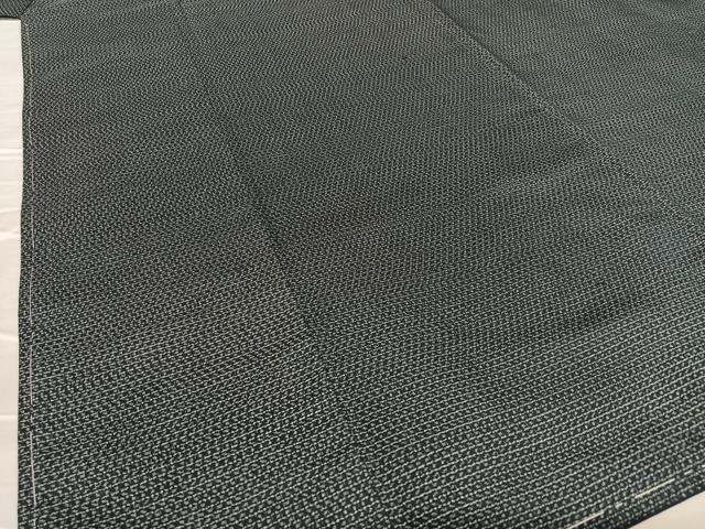 平和屋着物●男性　本場大島紬　アンサンブル　亀甲文様　正絹　逸品　AABA8822zg