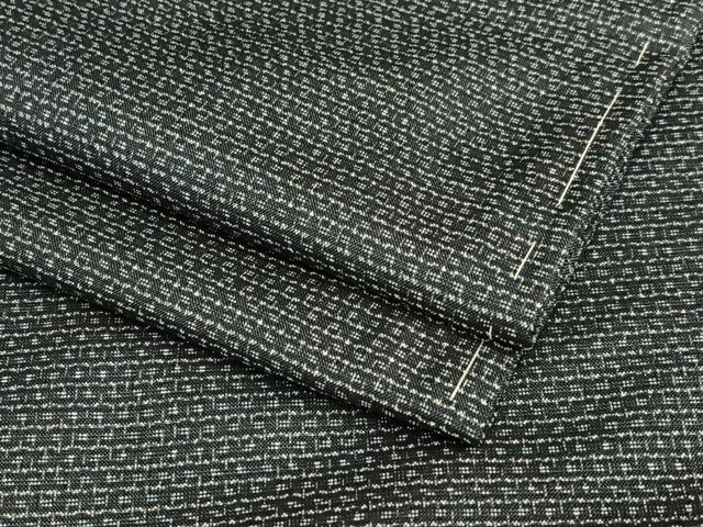 平和屋着物●男性　本場大島紬　アンサンブル　亀甲文様　正絹　逸品　AABA8822zg