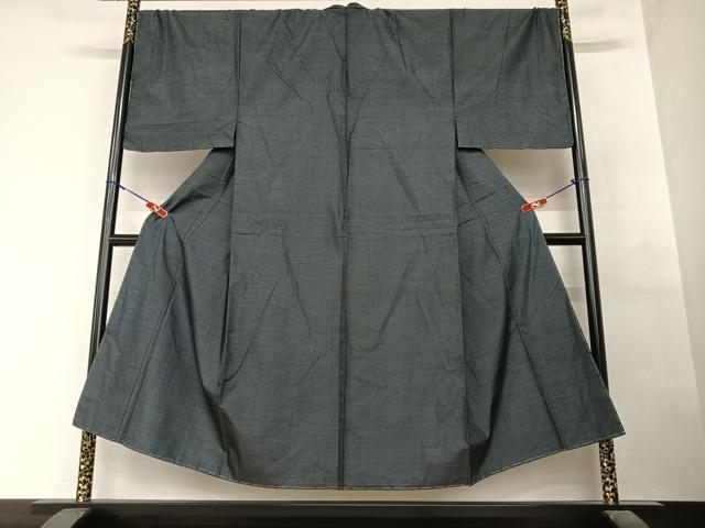 平和屋着物●男性　本場大島紬　アンサンブル　120亀甲　総絣　正絹　逸品　AABA8823zg