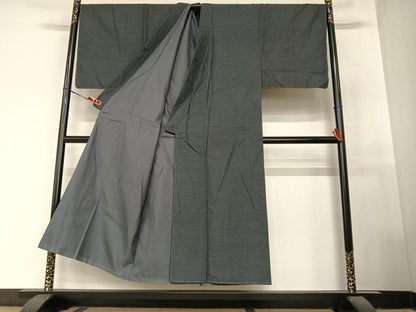 平和屋着物●男性　本場大島紬　アンサンブル　120亀甲　総絣　正絹　逸品　AABA8823zg