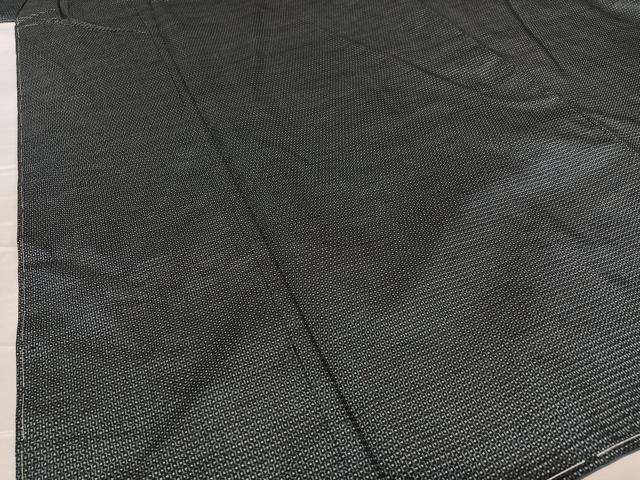 平和屋着物●男性　本場大島紬　アンサンブル　120亀甲　総絣　正絹　逸品　AABA8823zg