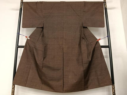 平和屋着物●男性　本場大島紬　アンサンブル　一元絣　正絹　逸品　AABA8833zg