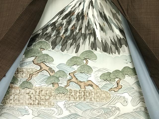 平和屋着物●男性　本場大島紬　アンサンブル　一元絣　正絹　逸品　AABA8833zg