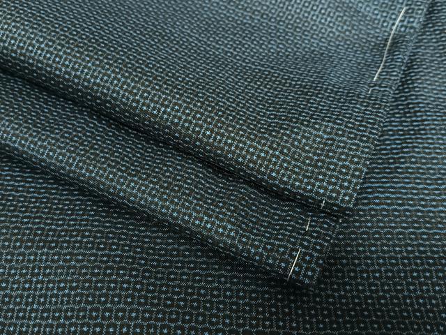平和屋着物●男性　本場大島紬　アンサンブル　100亀甲　総詰め　正絹　逸品　AABA8841zg