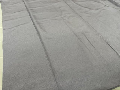 平和屋着物●上質な色無地　滅紫色　正絹　逸品　AABA8844zg