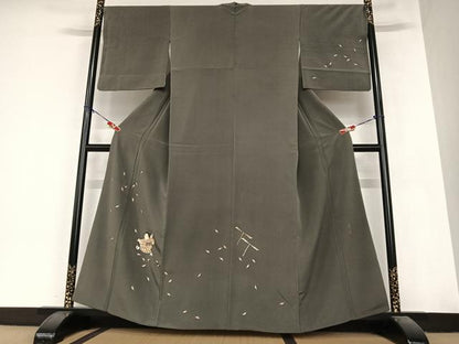 平和屋着物●京童人形絵師 高橋翠延 訪問着 童子 正絹 逸品 AABA8851zg