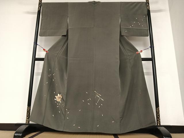 平和屋着物●京童人形絵師 高橋翠延 訪問着 童子 正絹 逸品 AABA8851zg