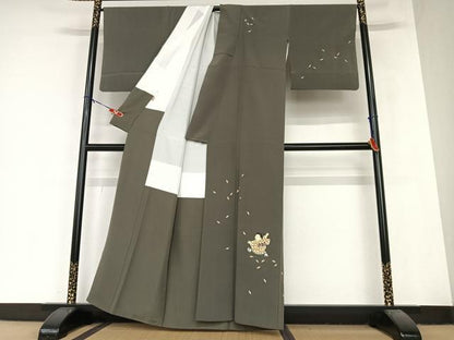 平和屋着物●京童人形絵師 高橋翠延 訪問着 童子 正絹 逸品 AABA8851zg