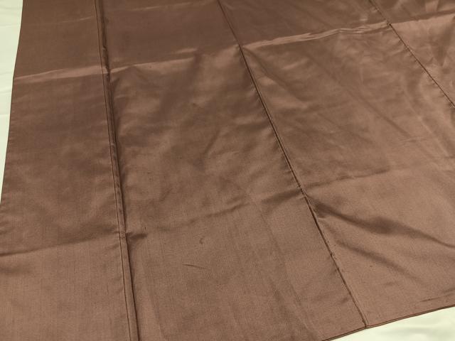 平和屋着物●上質な紬　色無地　鴇浅葱色　正絹　逸品　AABA8942ph