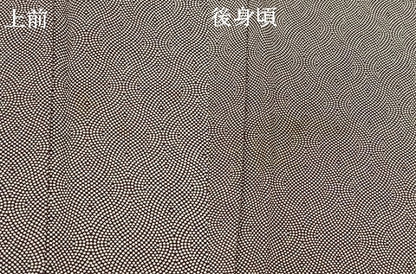 平和屋着物▽江戸小紋 単衣 立涌文様 正絹 逸品 AABA9124jh