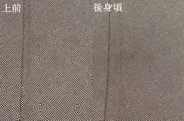 平和屋着物▽江戸小紋 単衣 立涌文様 正絹 逸品 AABA9124jh