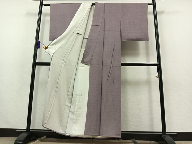 平和屋着物▽江戸小紋 単衣 立涌文様 正絹 逸品 AABA9124jh