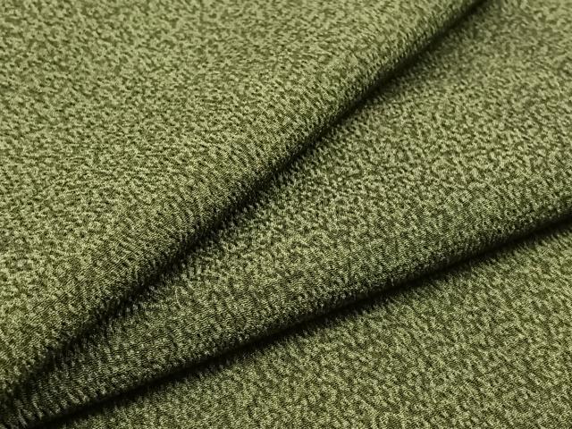 平和屋着物▽本塩沢 単衣 霞文 正絹 逸品 AABA9131jh