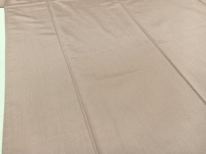 平和屋着物▽上質な紬 単衣 紅藤色 正絹 逸品 AABA9132jh