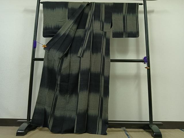 平和屋着物▽訪問着 単衣 間道 正絹 逸品 AABA9138jh