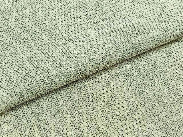 平和屋着物▽本塩沢 単衣 110亀甲 幾何学間道 正絹 逸品 AABA9158jh