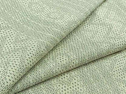 平和屋着物▽本塩沢 単衣 110亀甲 幾何学間道 正絹 逸品 AABA9158jh