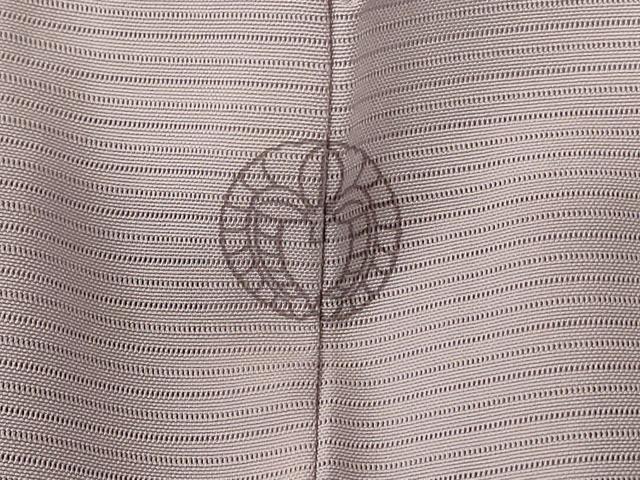 平和屋着物＊夏物 色無地 絽 桜鼠色 証紙付き 正絹 逸品 未使用 AABA9284jd