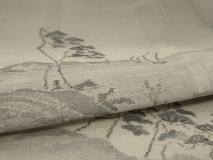平和屋着物＊夏物 色留訪問着 紗 風景文 暈し染め 正絹 逸品 未使用 AABA9294jd