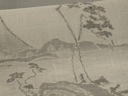平和屋着物＊夏物 色留訪問着 紗 風景文 暈し染め 正絹 逸品 未使用 AABA9294jd