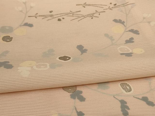 平和屋着物＊夏物 訪問着 絽 草花文 正絹 逸品 AABA9304jd