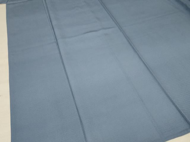 平和屋着物＊夏物　色無地　絽　藍鼠色　正絹　逸品　未使用　AABA9306jd
