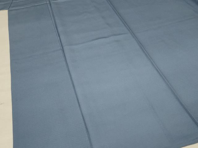 平和屋着物＊夏物　色無地　絽　藍鼠色　正絹　逸品　未使用　AABA9306jd